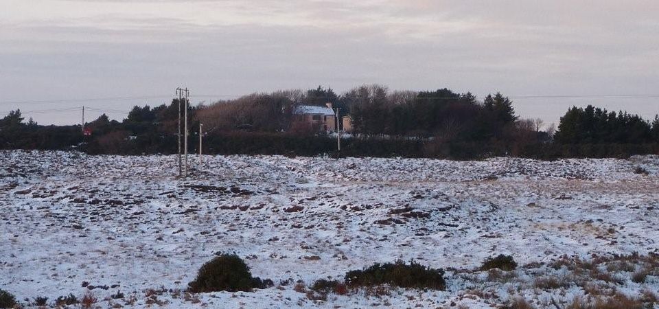 Huis in de winter