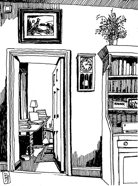 inside the claggan cottage