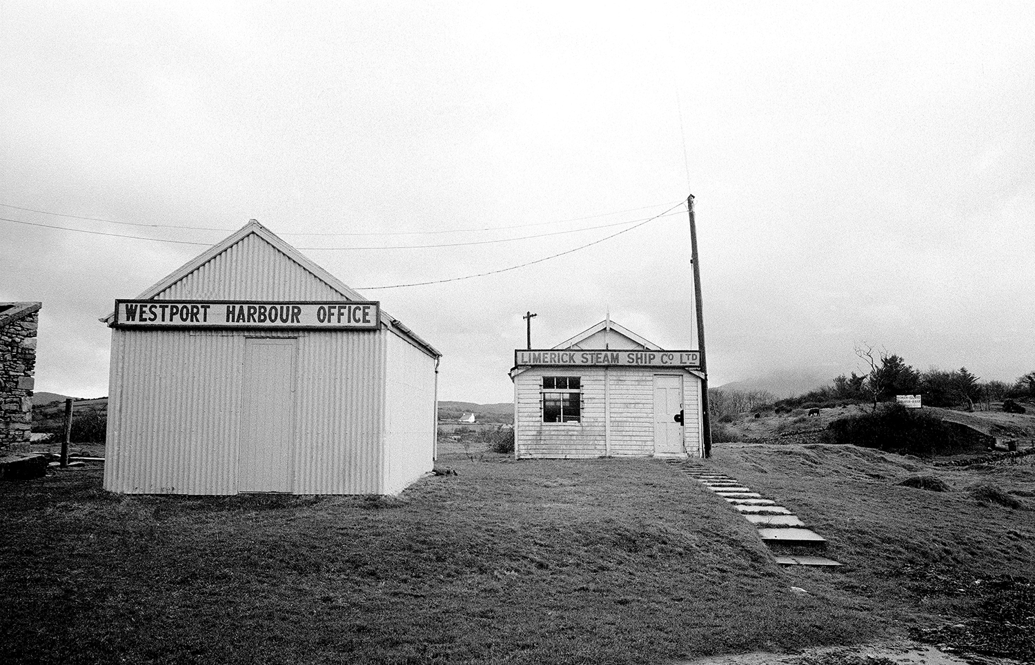 Westport Harbour Mayo 1974 by Con Mönnich