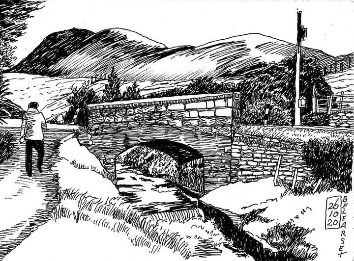 Old bridge on the border between Polranny Sweeney and Belfarset