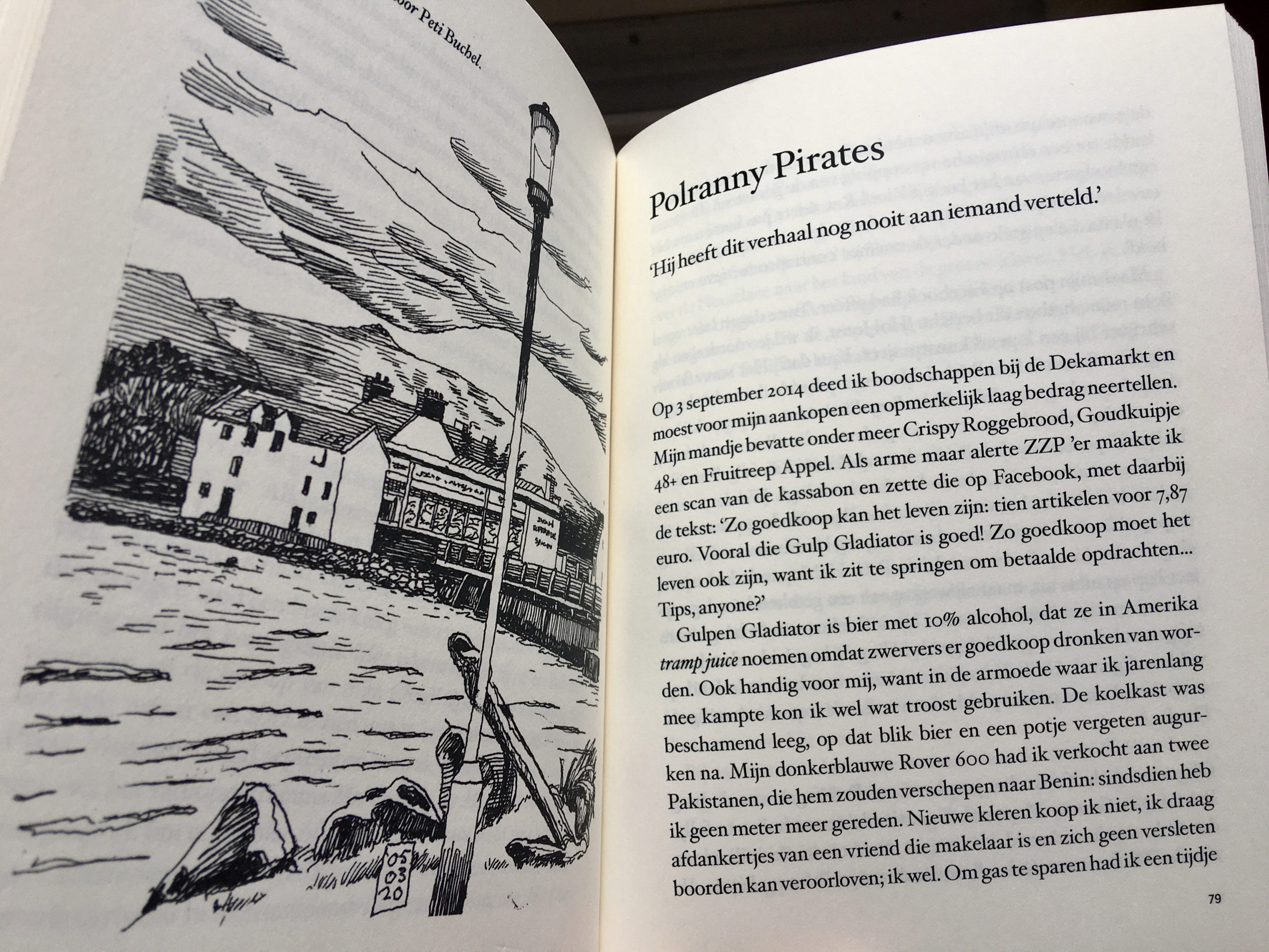 A page from this bundle of travel stories: Sneu Karma (Pollmann in Polranny)